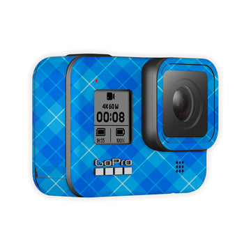Checkered Blue Go Pro Skin