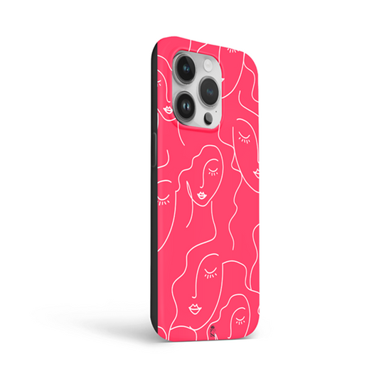 Beautiful lady Flexible Soft Silicone Case