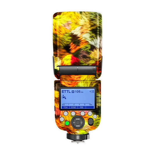 Floral Furs Camera Flash  Skin