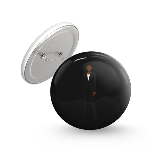 Real Boss Pin-back Button Badge