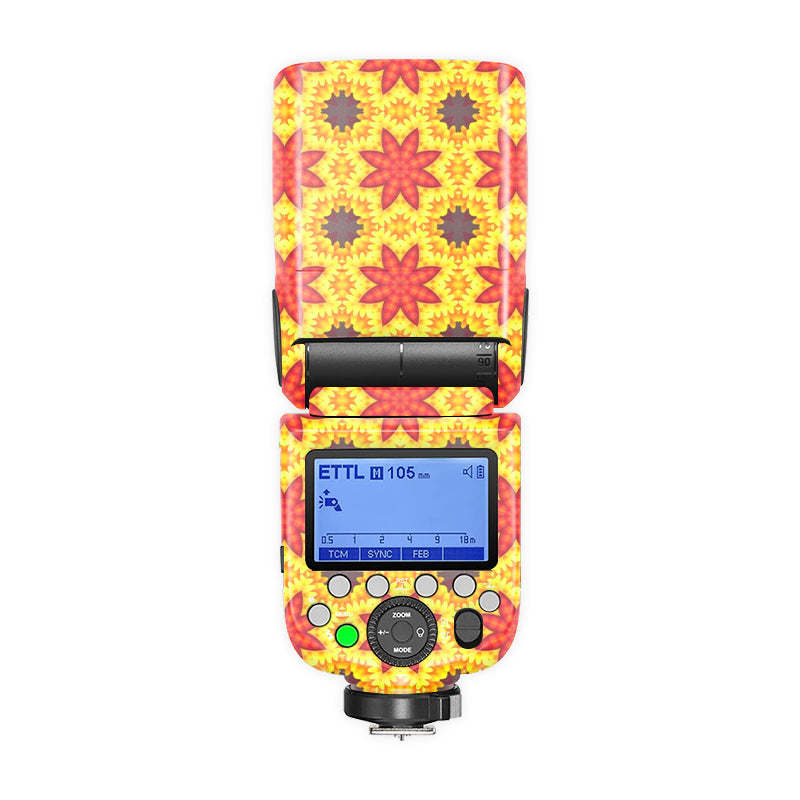 Yellow Radiance Camera Flash Skin