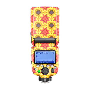 Yellow Radiance Camera Flash Skin