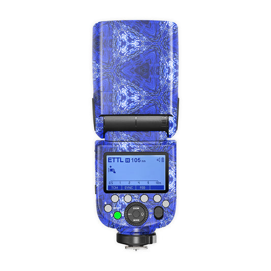 Patchy Blue Camera Flash Skin