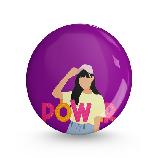 Power Pin-back Button Badge