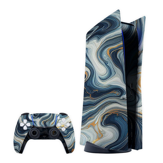 Water Fluid Camo Play Station Skin