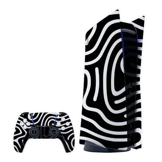 Zebra Pattern Play Station Skin