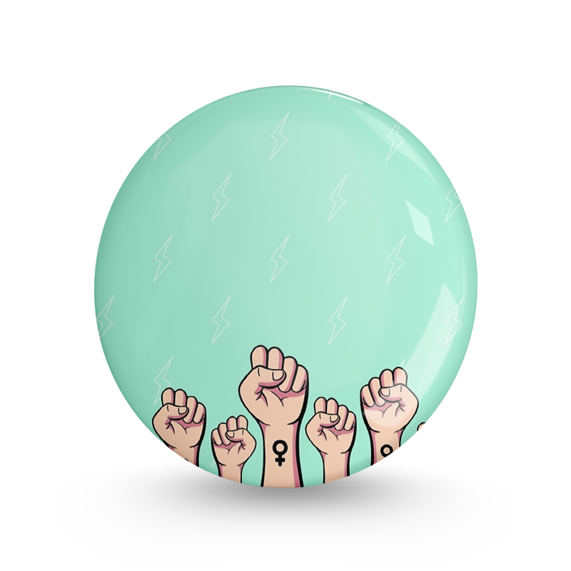 Power Pin-back Button Badge