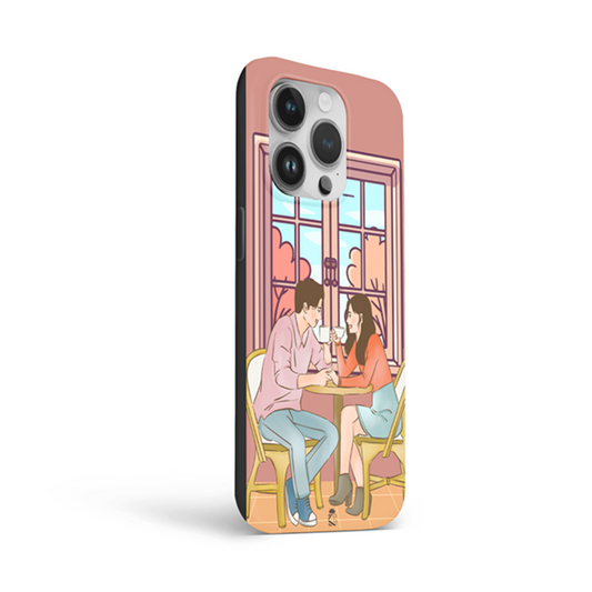 Couple date Flexible Soft Silicone Case