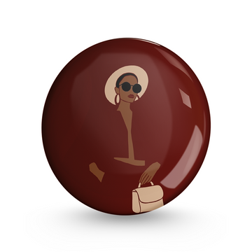 Unique Pin-back Button Badge