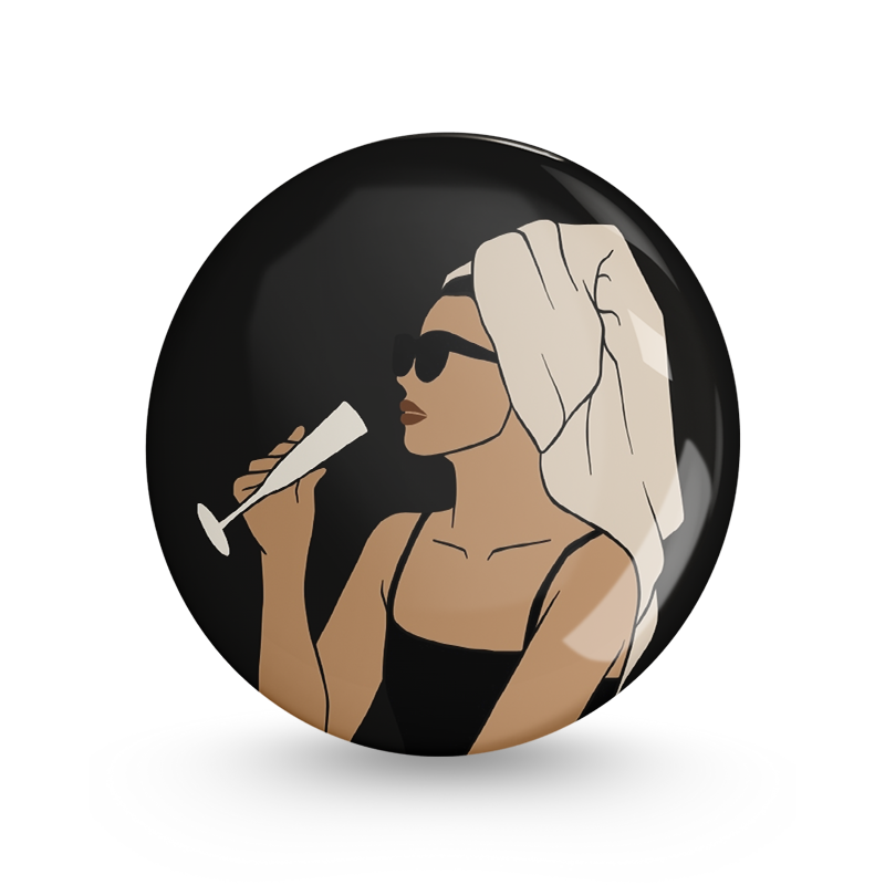 Lifestyle Pin-back Button Badge