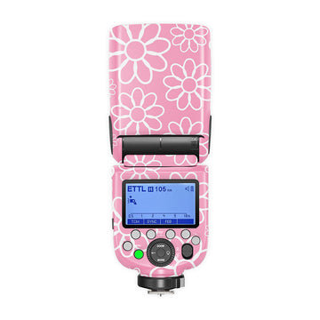Pink Florals Camera Flash Skin