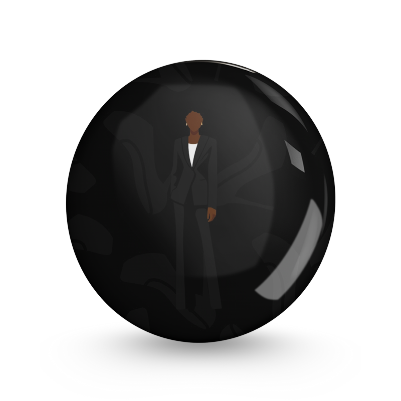 Real Boss Pin-back Button Badge