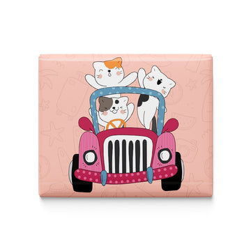 Happy Trip Fridge Magnet