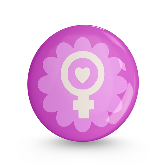 Women Pin-back Button Badge