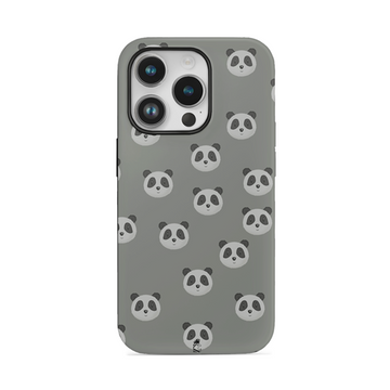 Panda Faces Flexible Soft Silicone Case