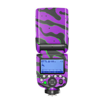 Purple Camo Camera Flash Skin