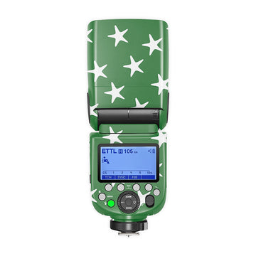 Green Star Camera Flash Skin