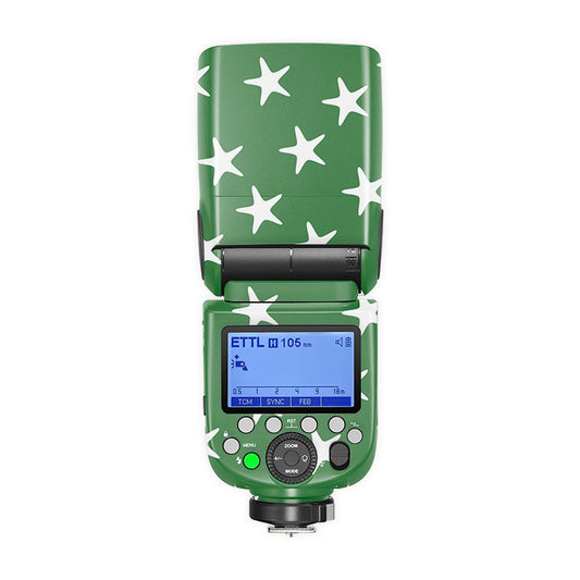 Green Star Camera Flash Skin