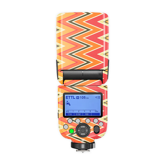 Wave Stripes Camera Flash Skin