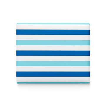 Blue Linear Lines Fridge Magnet
