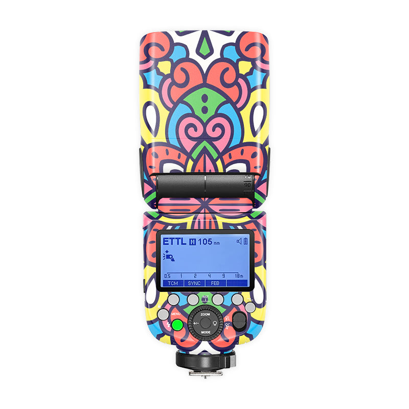 Flower Doodles Camera Flash Skin