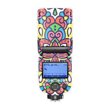 Flower Doodles Camera Flash Skin