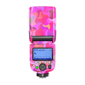 Splashy Pinks Camera Flash Skin