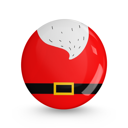Santa Pin-back Button Badge