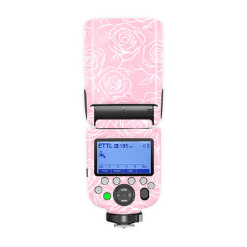 Pink Roses Camera Flash Skin