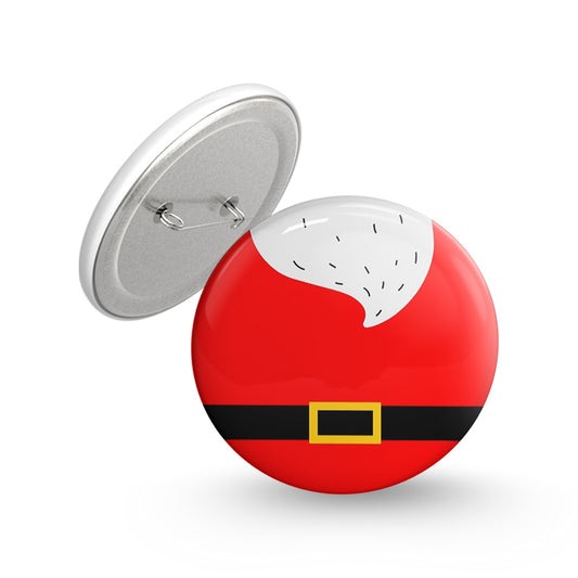 Santa Pin-back Button Badge