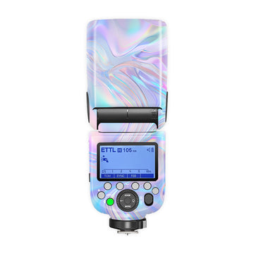 Holographic Wave Camera Flash Skin