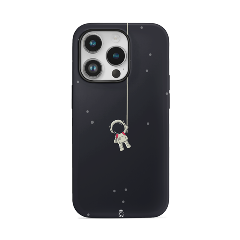 Climbing Astronaut Flexible Soft Silicone Case