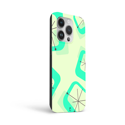 Cubic Pattern Flexible Soft Silicone Case