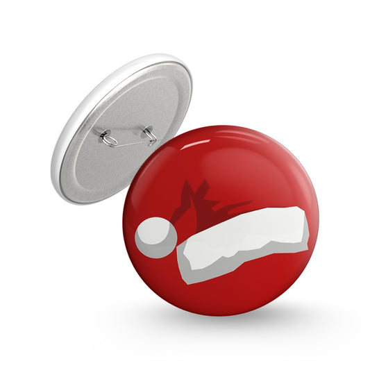 Red Hat Pin-back Button Badge