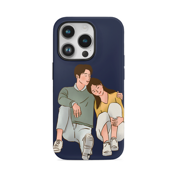 Caring Couple Flexible Soft Silicone Case