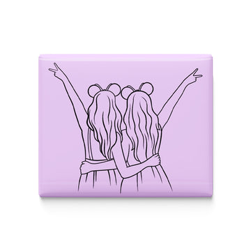 Hello Girls Fridge Magnet