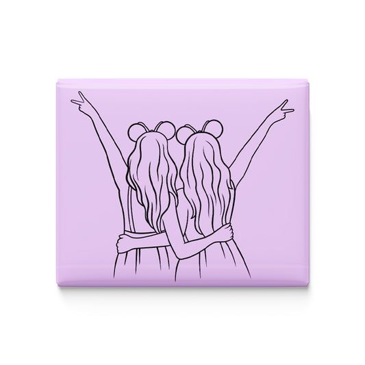 Hello Girls Fridge Magnet