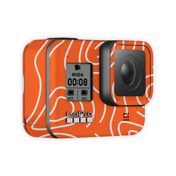 Orange Topograph Go Pro Skin