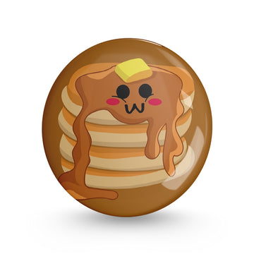 Cute Pan Cake Pin-back Button Badge