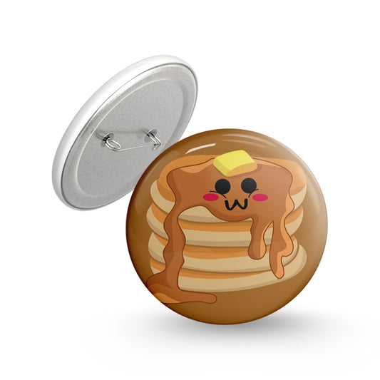 Cute Pan Cake Pin-back Button Badge