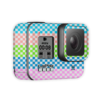 Colourful Checkers Go Pro Skin