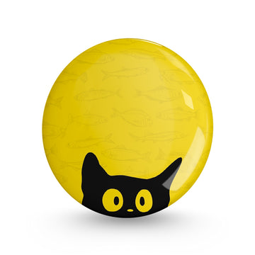 Fish Stoler Pin-back Button Badge