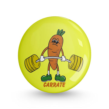 Carrate Dead lift Pin-back Button Badge