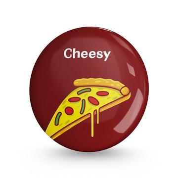 Cheesy Pin-back Button Badge