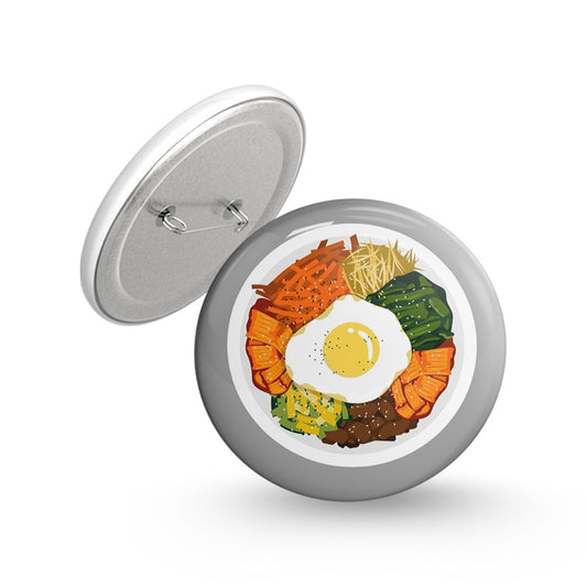 Platter Pin-back Button Badge