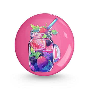 Fruit Mojito Pin-back Button Badge