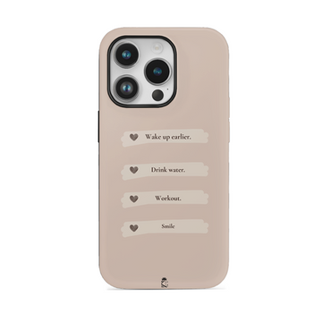 Routine Reminder Flexible Soft Silicone Case