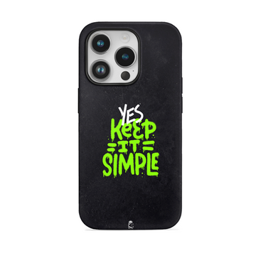 Yes Keep it Simple Flexible Soft Silicone Case