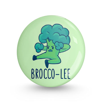 Broco-lee Pin-back Button Badge