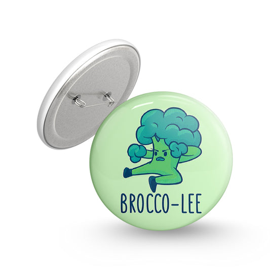 Broco-lee Pin-back Button Badge